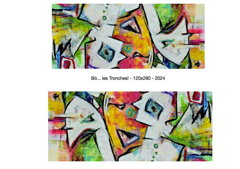 Bô... les Tronches! - 120x280 - 2024