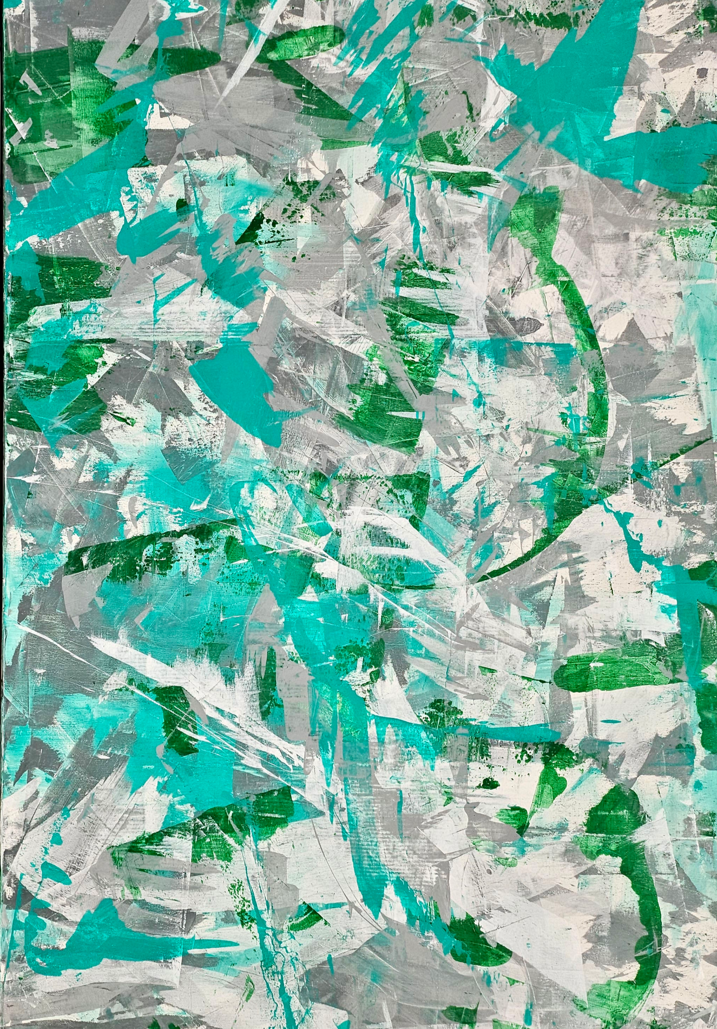 Harmonie de verts - 150x300 - 2024