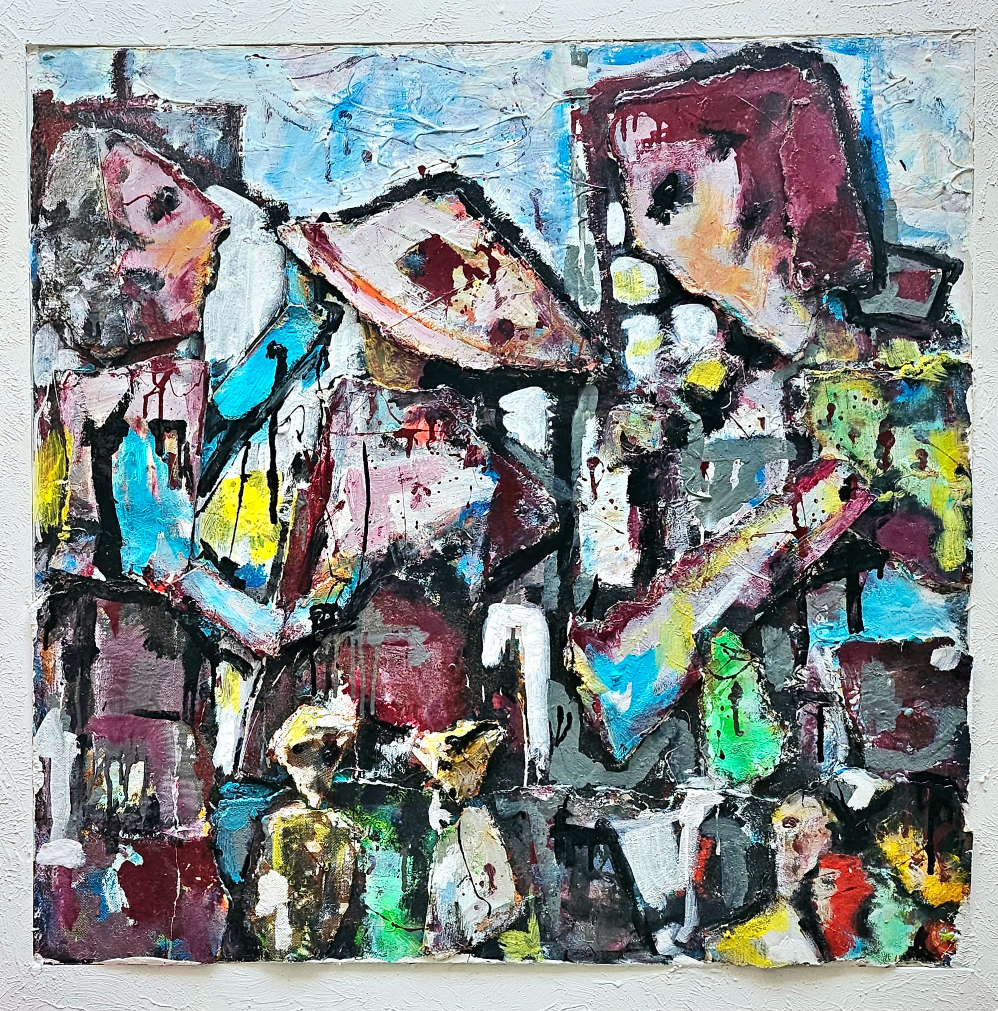 Laissez-moi tranquille! - 110x110x3 - 2025