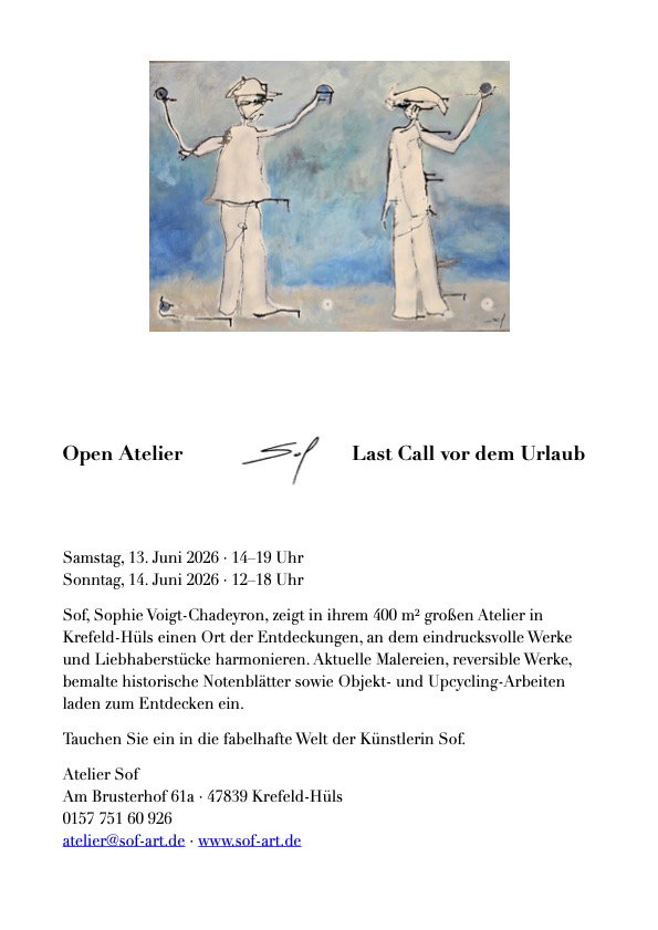 Open Atelier – Last Call vor den Sommerferien