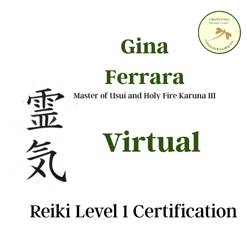 Reiki 1 Certification Class VIRTUAL-July 26, 2025