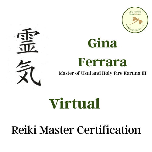 Reiki Master Level Certification Class-VIRTUAL- Oct 24/25, 2025