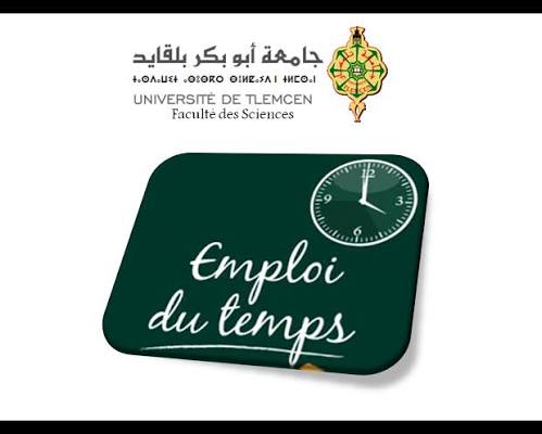 EMPLOI DU TEMPS SEMESTRES IMPAIRS 2026-2027 DISPONIBLES