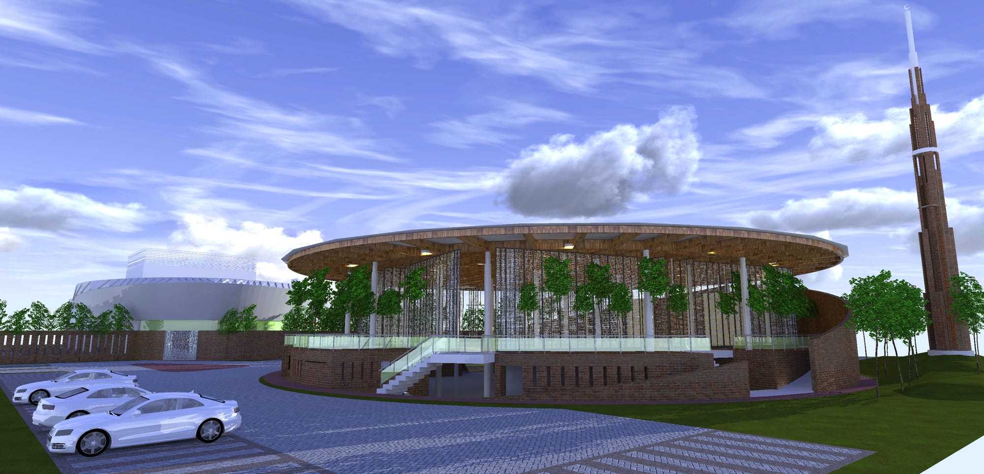 PROPOSED MOSQUE AND CAR SALES GALLERY