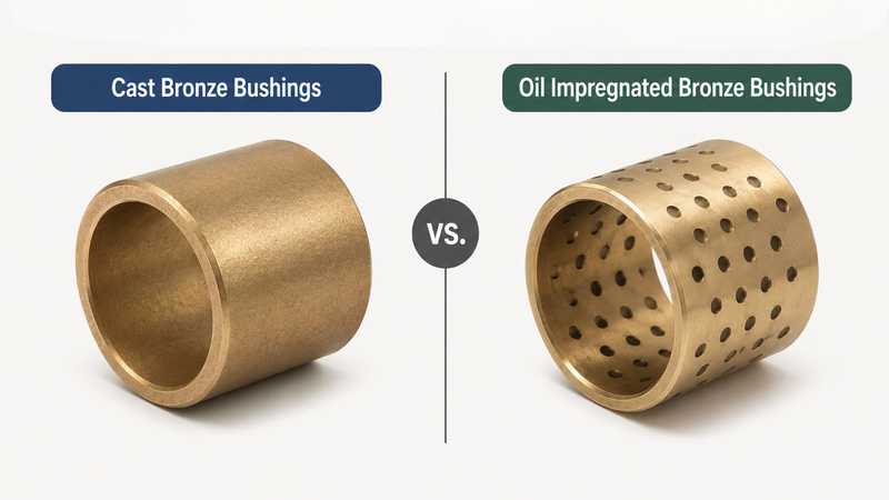 Difference Between Cast Bronze Bushings vs. Oil Impregnated Bronze Bushings