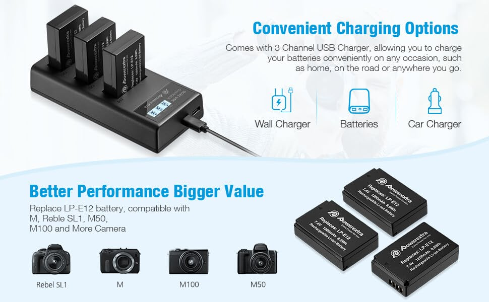 Battery canon LP E12