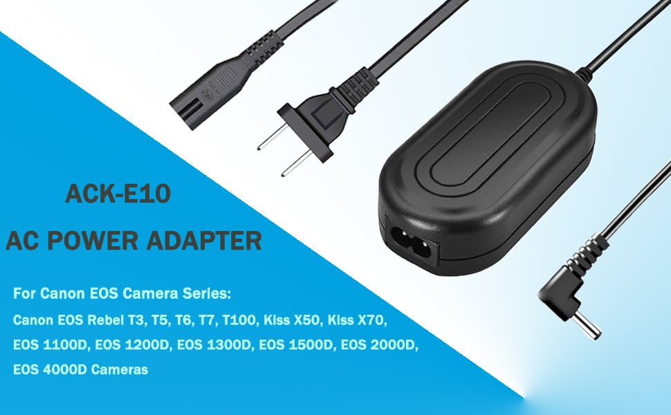 ack-e10 ac adapter for canon camera