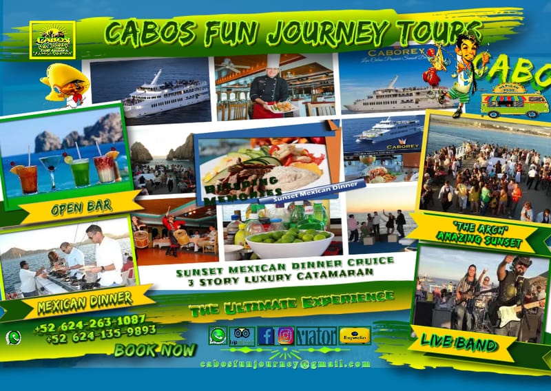CABO REYS MEXICAN SUNSET CRUISE $95 USD