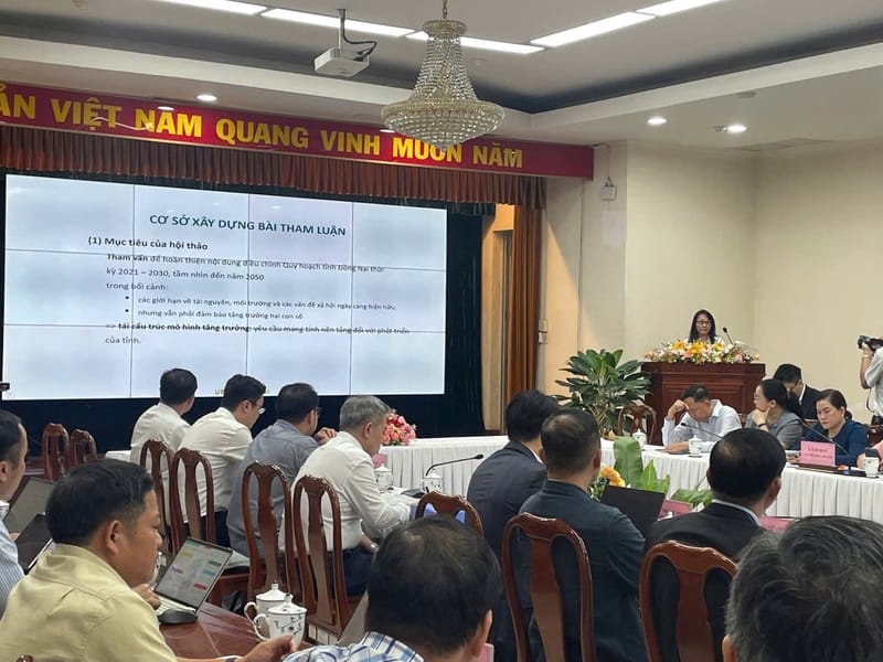 The UEH Sustainable Finance Institute participates in adjusting the planning to reposition Dong Nai and shape its future.