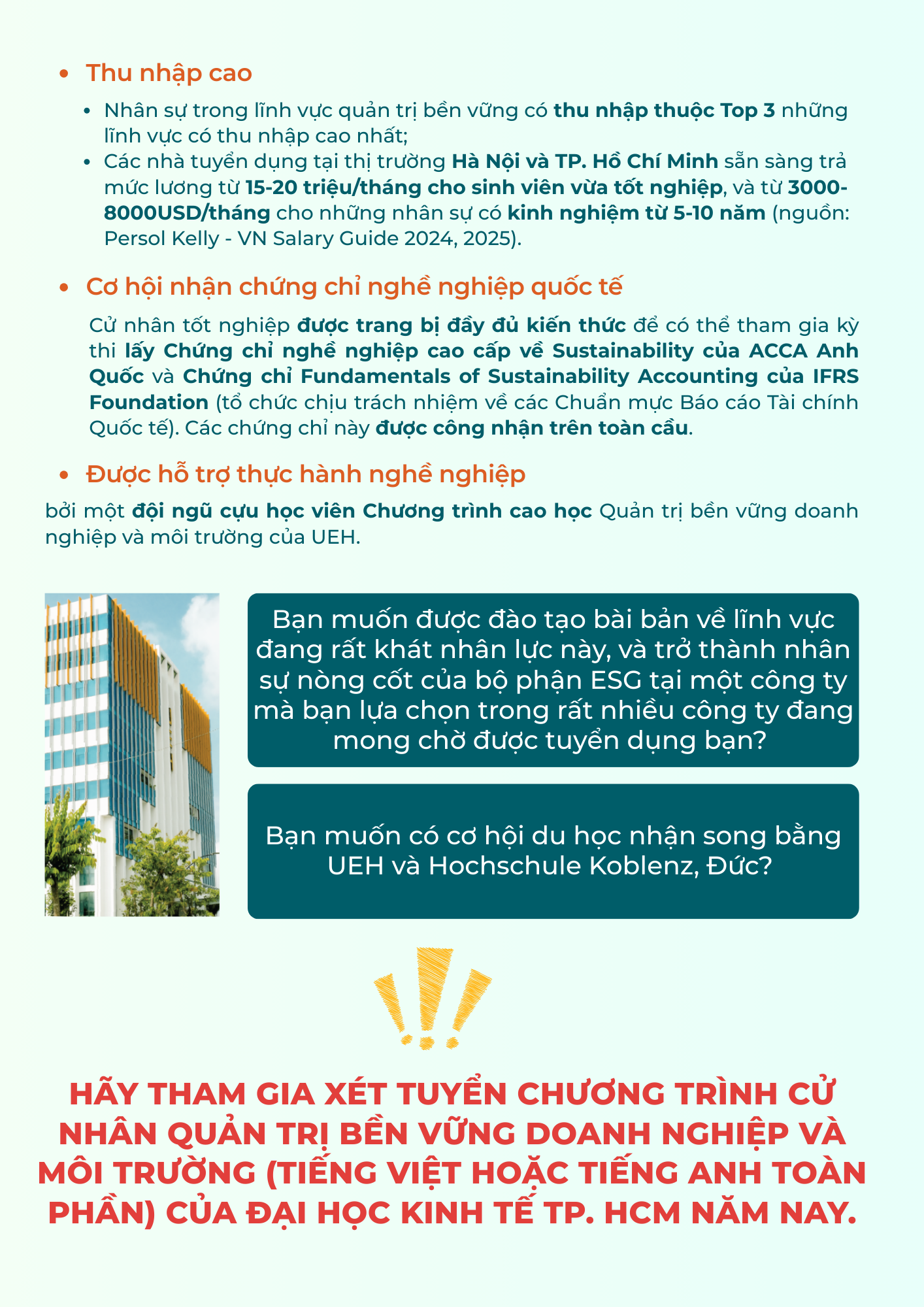 Thông tin tuyển sinh 2026