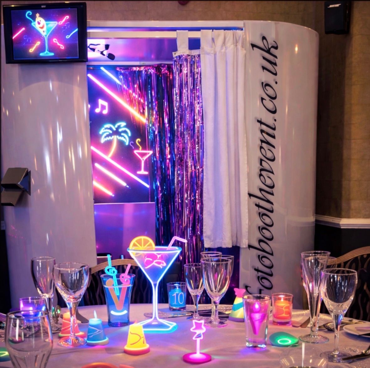 Custom Themed Photo Booth Setup