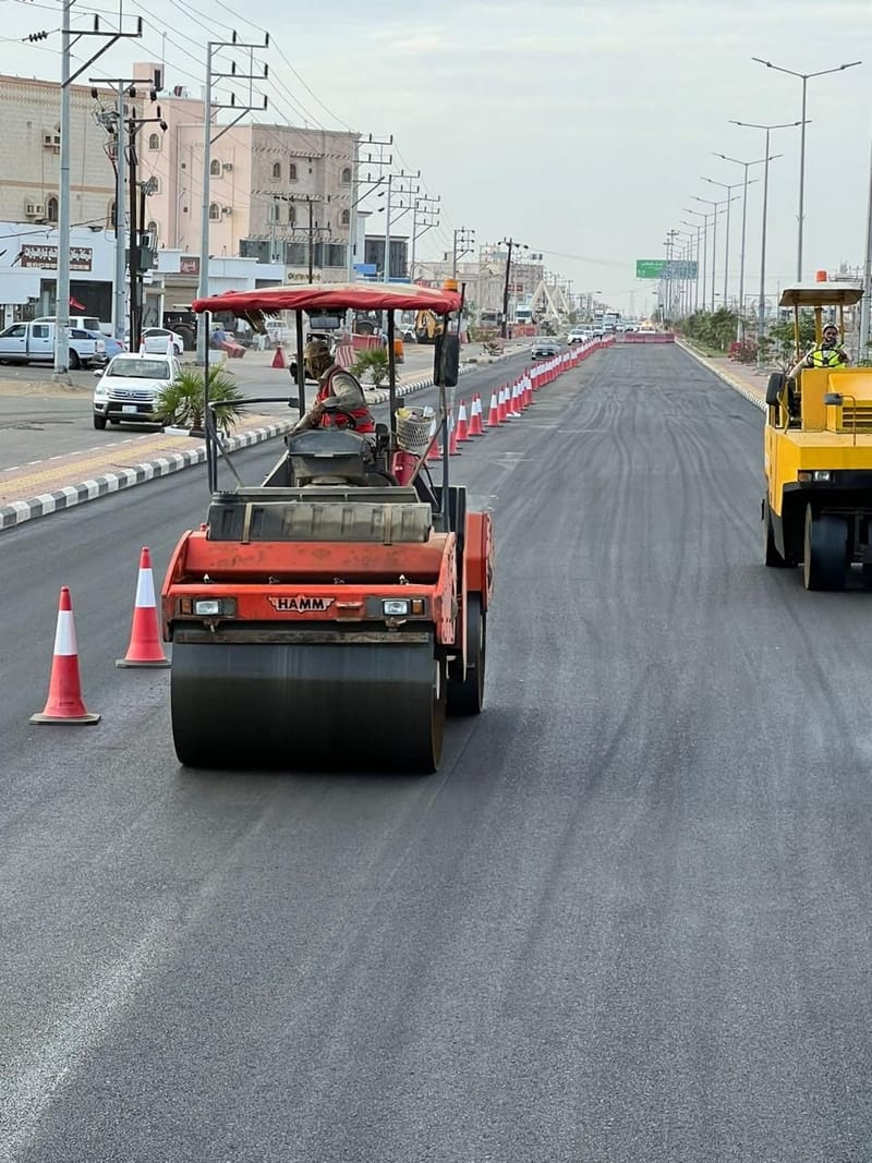 أعمال الطرق والإسفلت