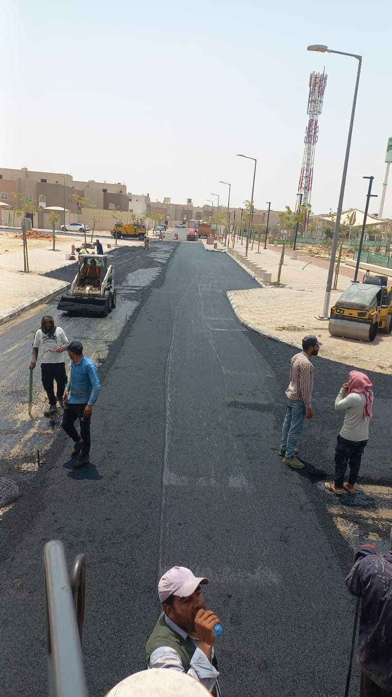 أعمال الطرق والإسفلت