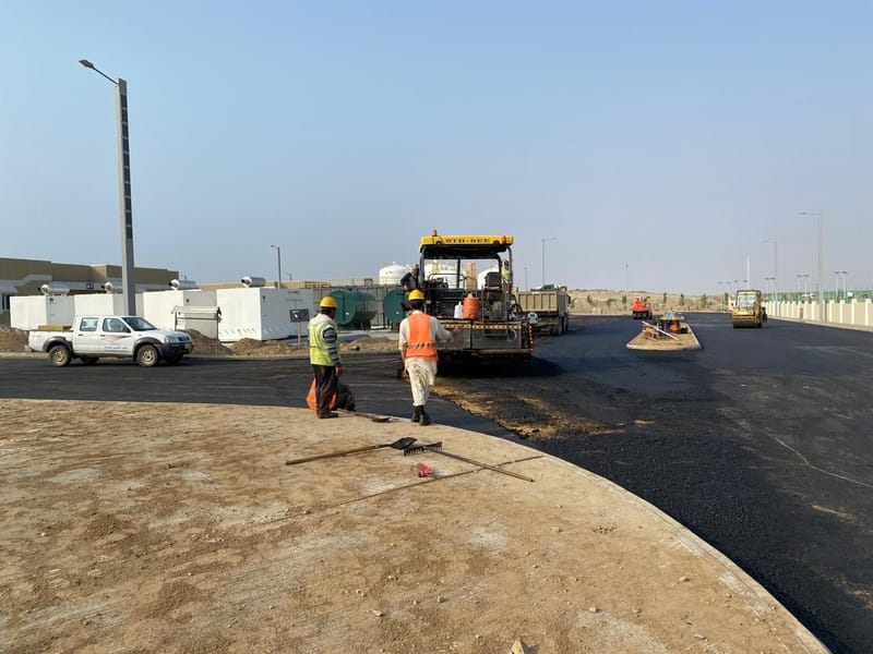 أعمال الطرق والإسفلت