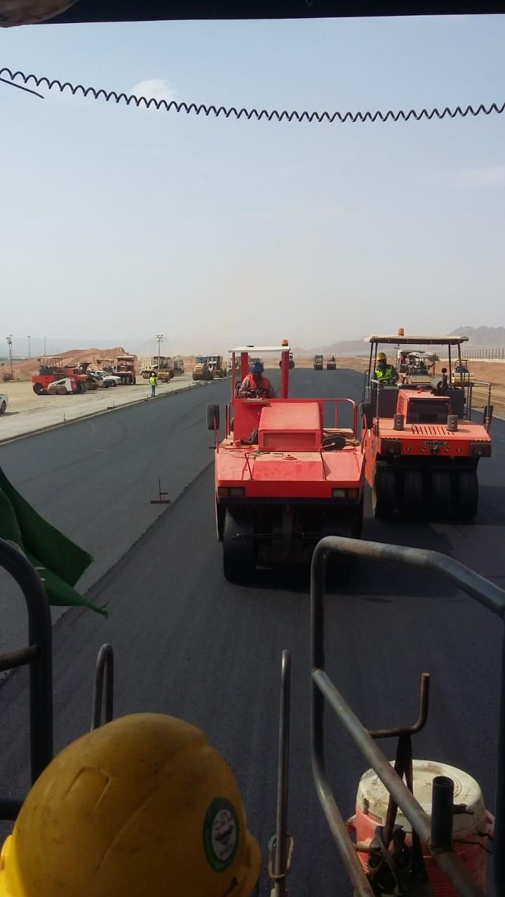 أعمال الطرق والإسفلت