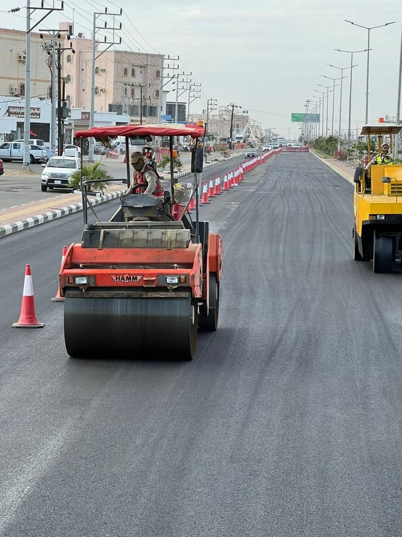 أعمال الطرق والإسفلت