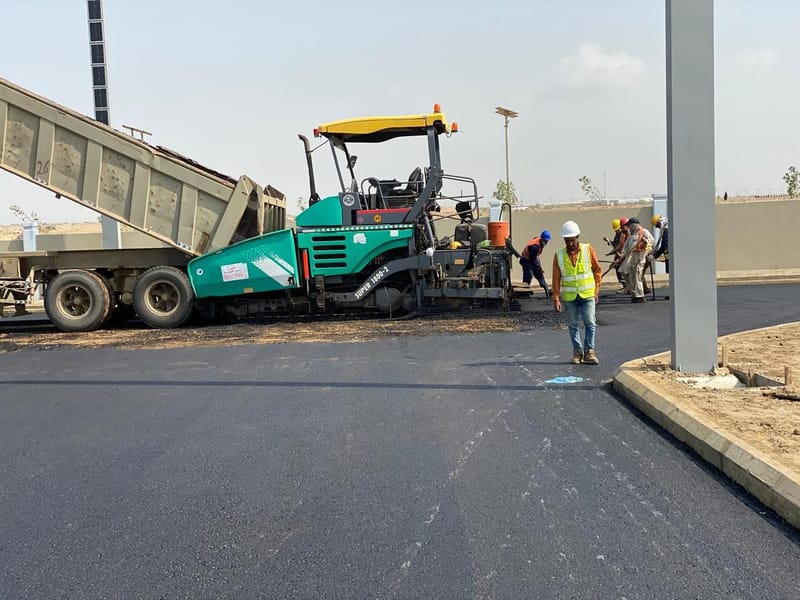 أعمال الطرق والإسفلت