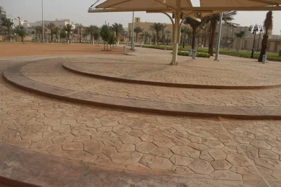 أرضيات خرسانة مختمة
