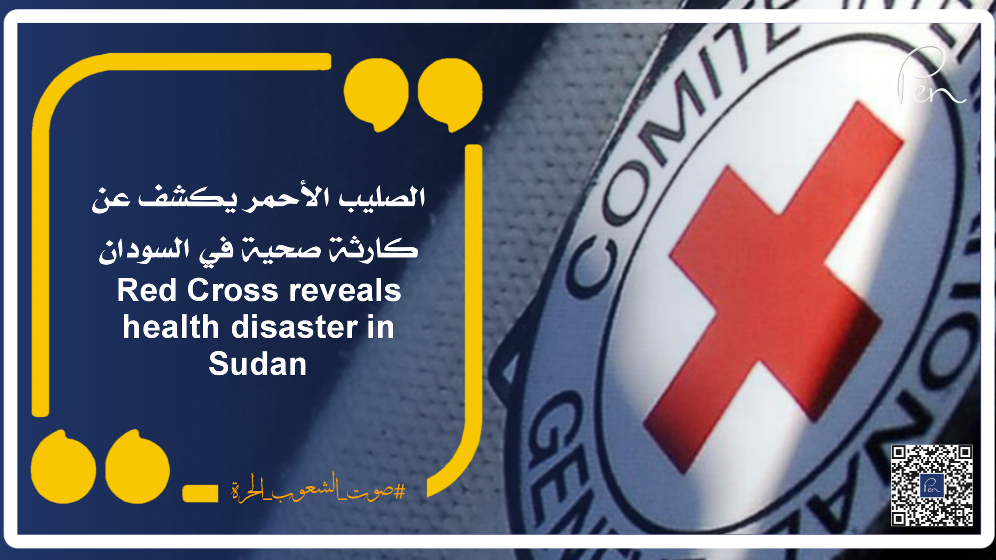 Red Cross reveals health disaster in Sudan