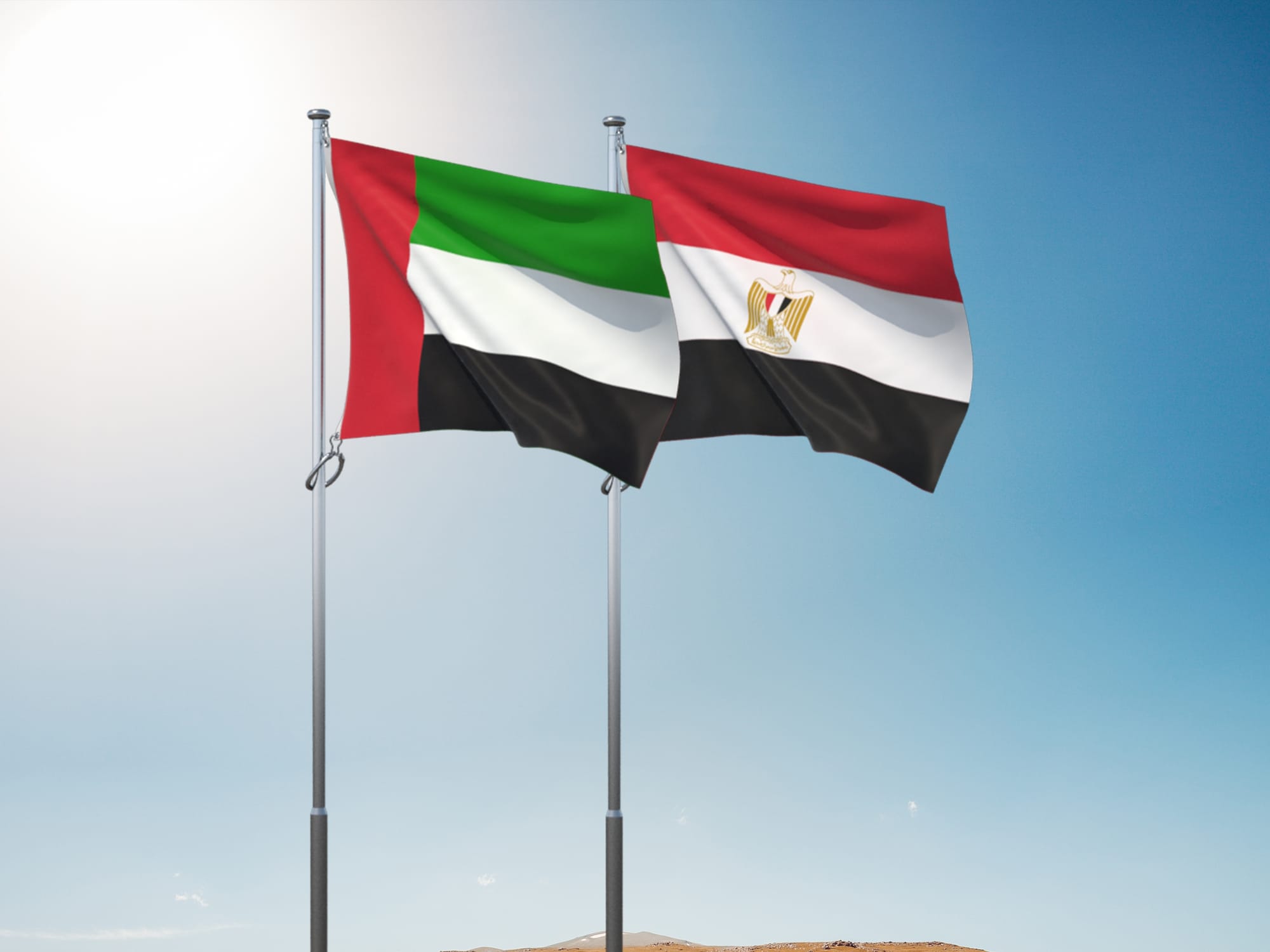 Egypt and the UAE stress the need for a ceasefire in Sudan.