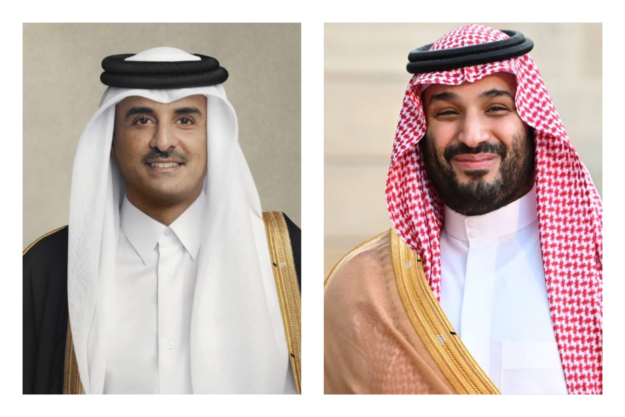 أمير قطر وولي العهد السعودي يبحثان مستجدات الأوضاع الإقليمية والدولية