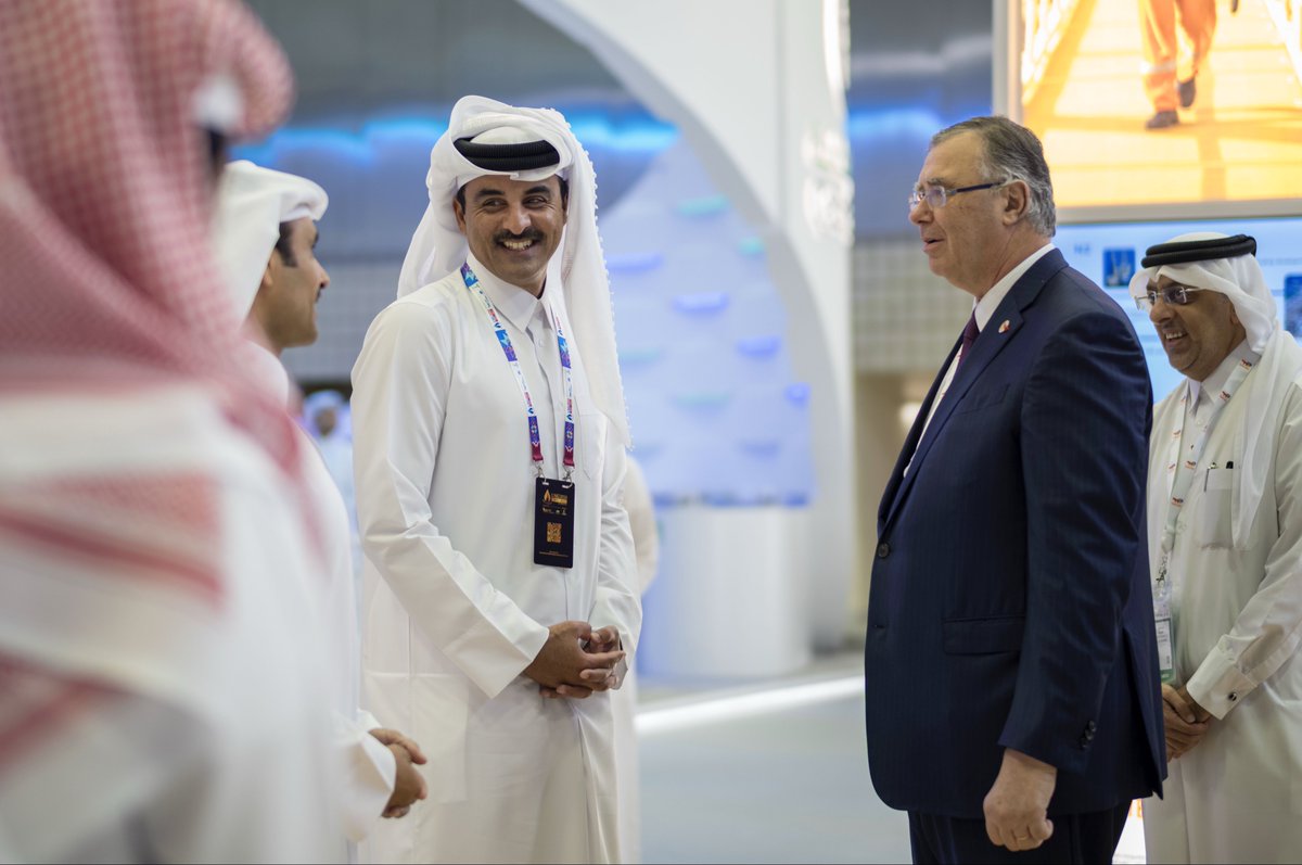أمير قطر يفتتح المؤتمر والمعرض الدولي للغاز الطبيعي المسال 2026