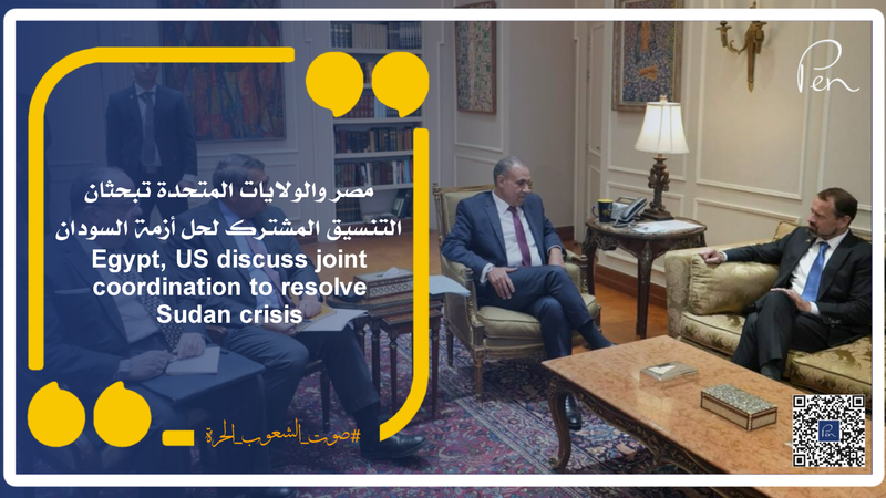 Egypt, US discuss joint coordination to resolve Sudan crisis