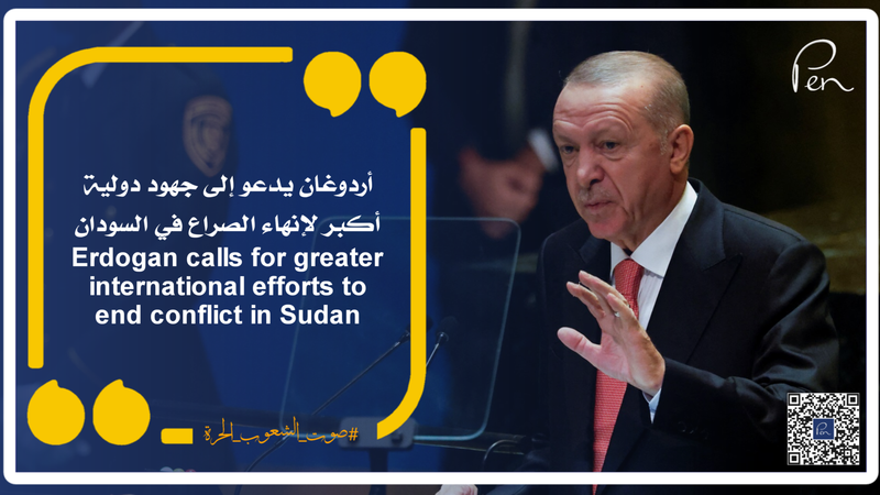 Erdogan calls for greater international efforts to end conflict in Sudan