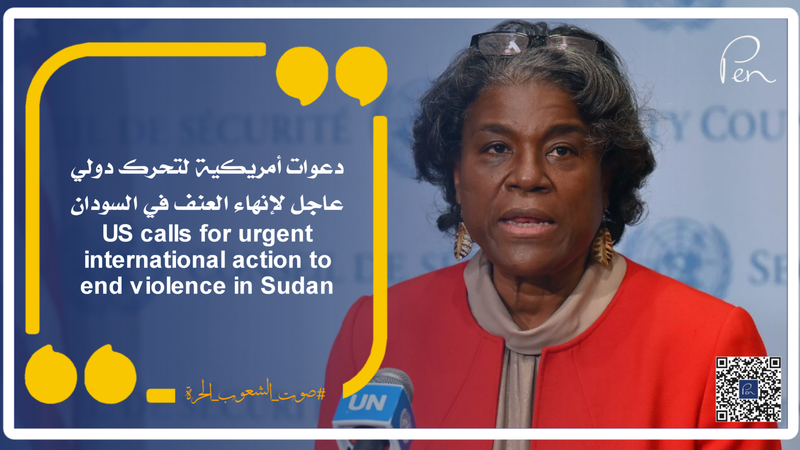US calls for urgent international action to end violence in Sudan