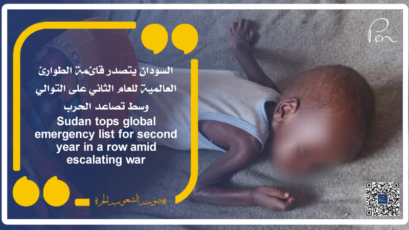 Sudan tops global emergency list for second year in a row amid escalating war
