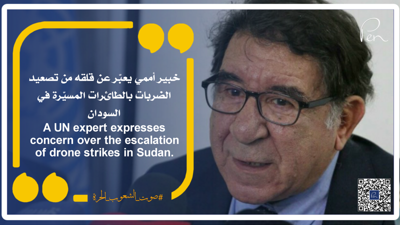 خبير أممي يعبّر عن قلقه من تصعيد الضربات بالطائرات المسيّرة في السودان