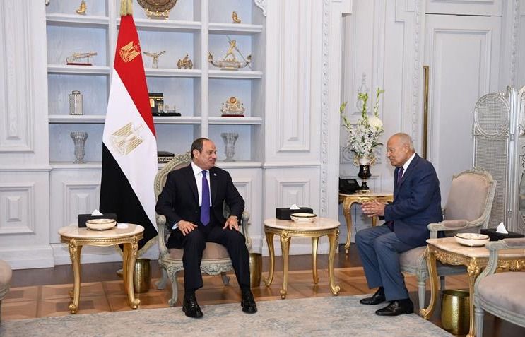 السيسي يبحث مع أبو الغيط تطورات الأوضاع في غزة والسودان والقرن الأفريقي