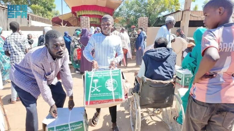 King Salman Relief distributes food aid in Sheikan locality