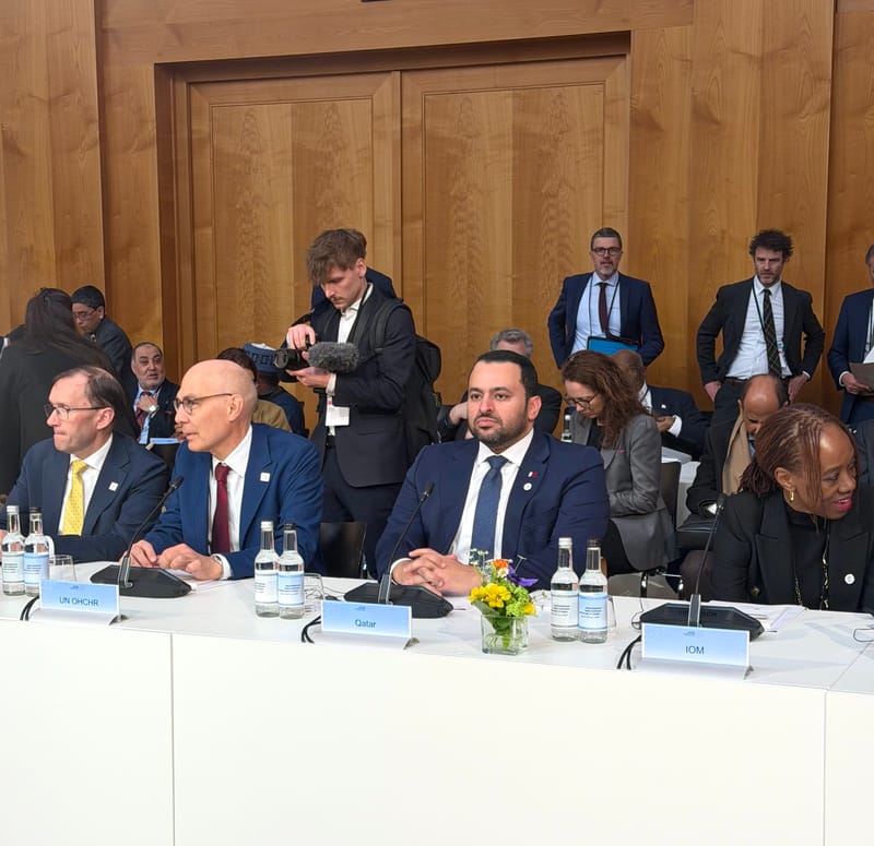 قطر: المساعدات الإنسانية وحدها لا تكفي وندعو لتسوية سياسية في السودان