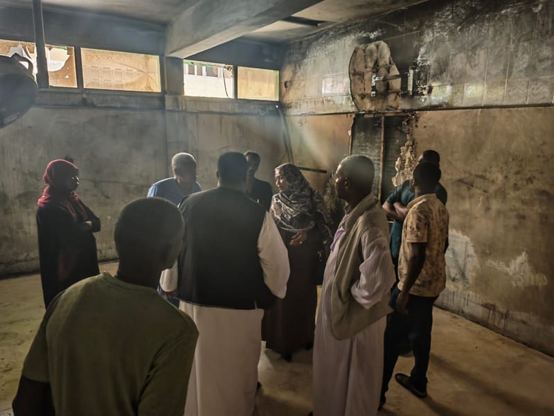 التماس كهربائي يتسبب في حريق محدود بمستشفى في بورتسودان