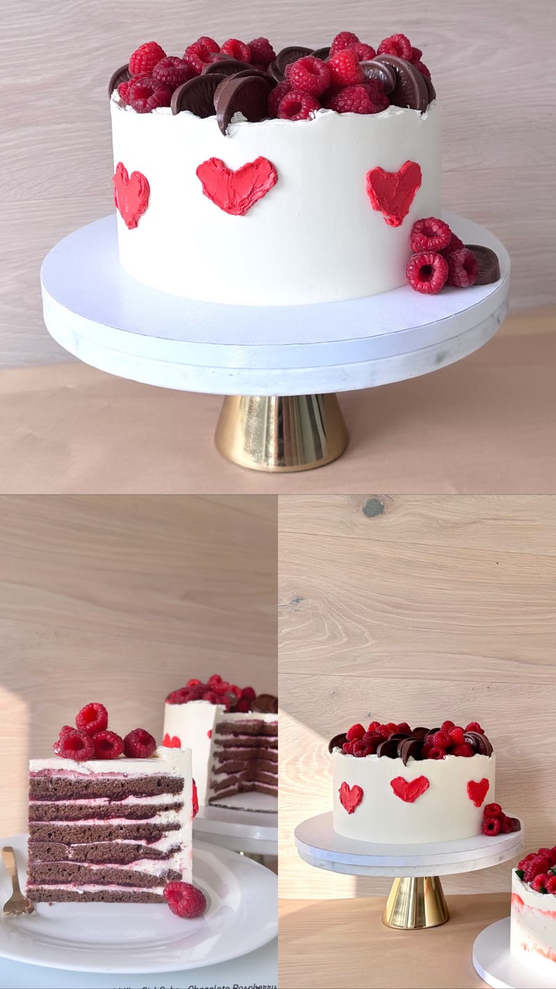 Milky Girl Cake - Chocolate Raspberry