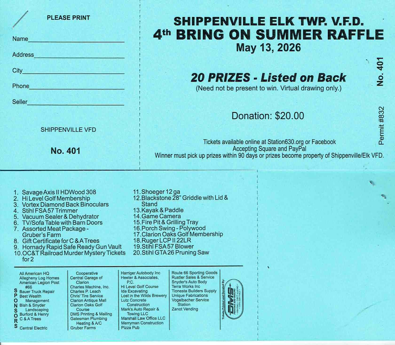 Bring On Summer Raffle