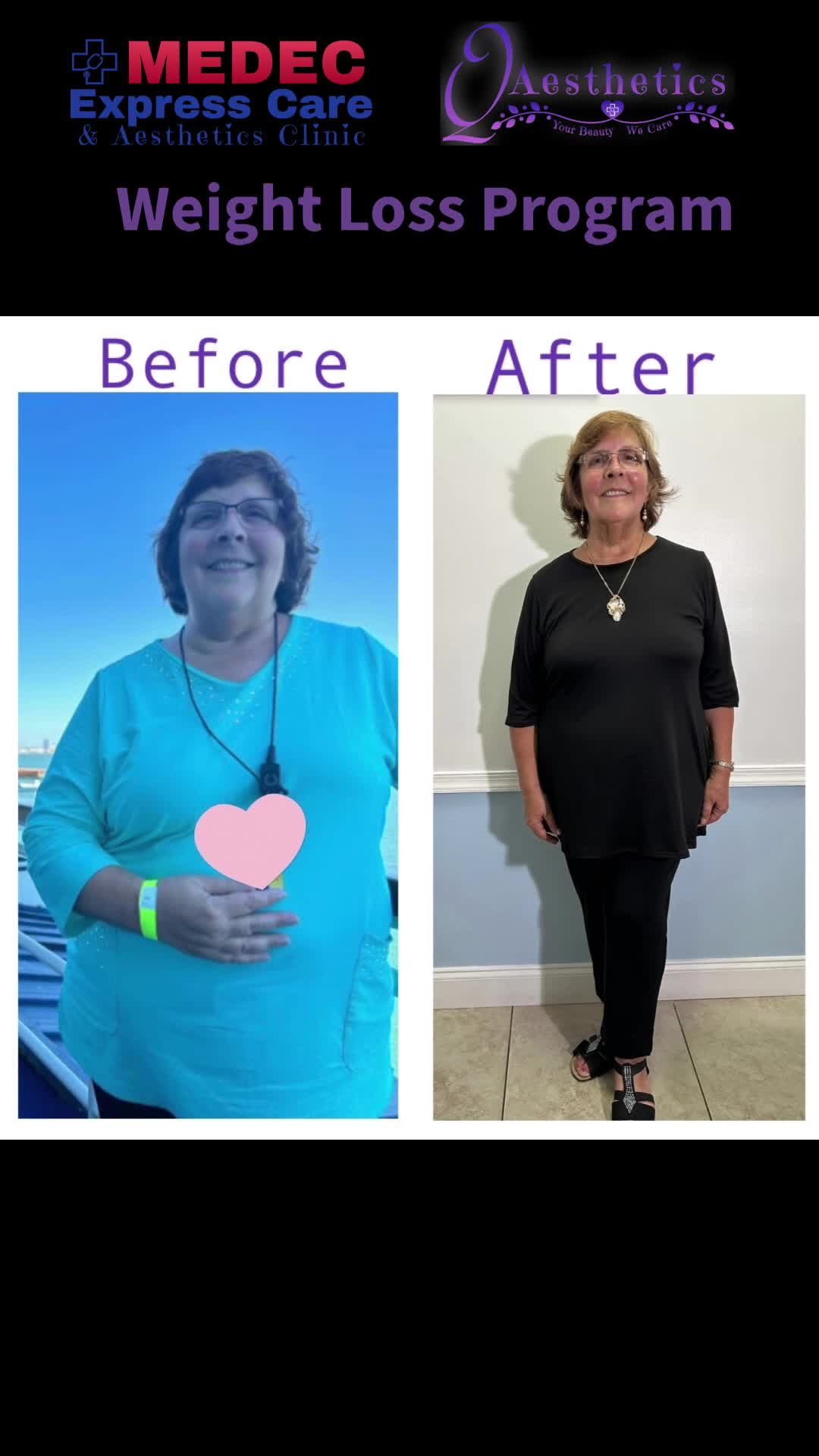 GLP-1 Injection Semaglutide Tirzepatide Weight Loss Medec Medical Express Care Q Aesthetics Melbourne Brevard FL