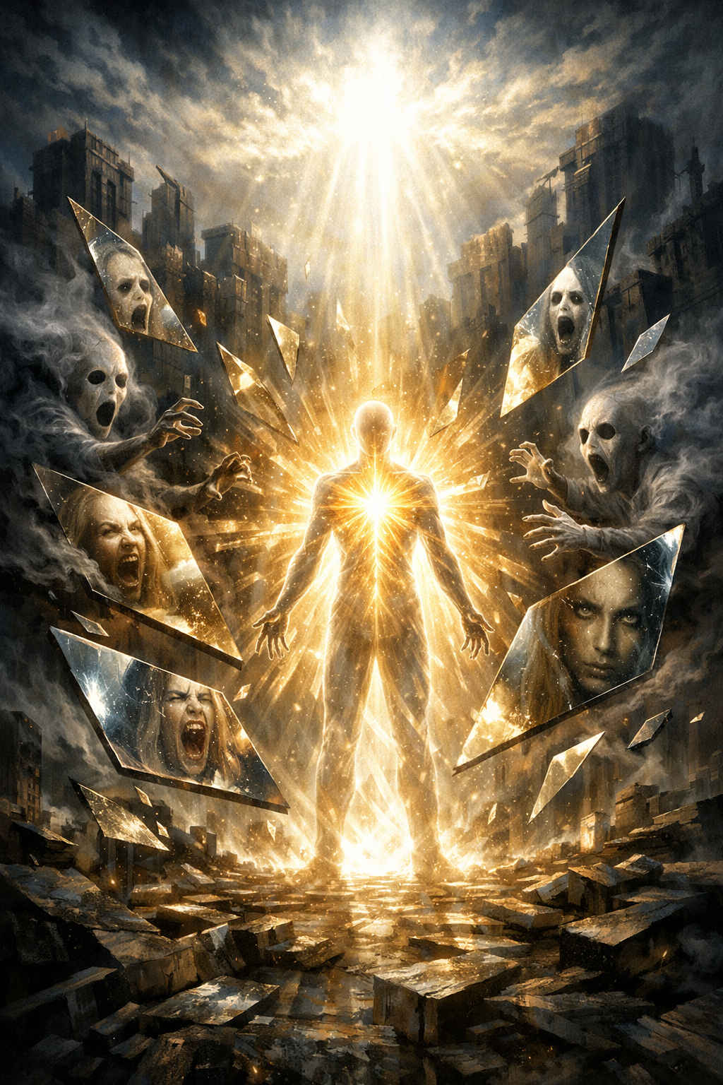 The Hollow Narcissistic Societal Curated Fragmented Masquerade