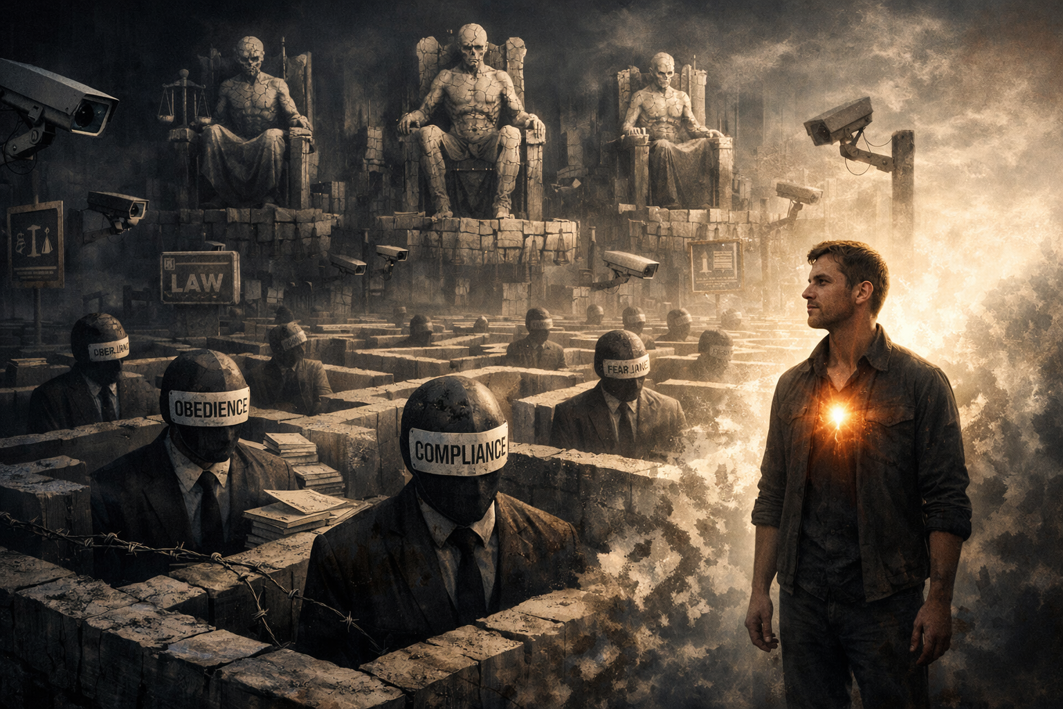 The Architecture of Surveillance in a Paranoid, Parasitic Narcissistic Society