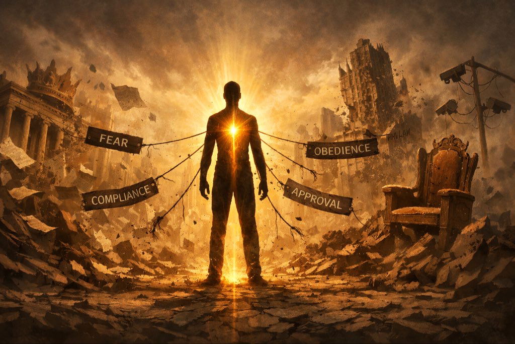 A Society of Self-Betrayal - How Parasitic Systems Mirror the Fear They Feed On