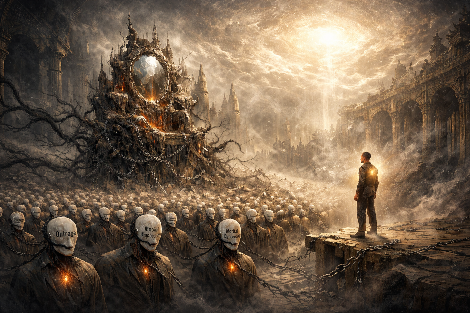 Parasitic Societal Systems Collapse When the Soul Withdraws Consent