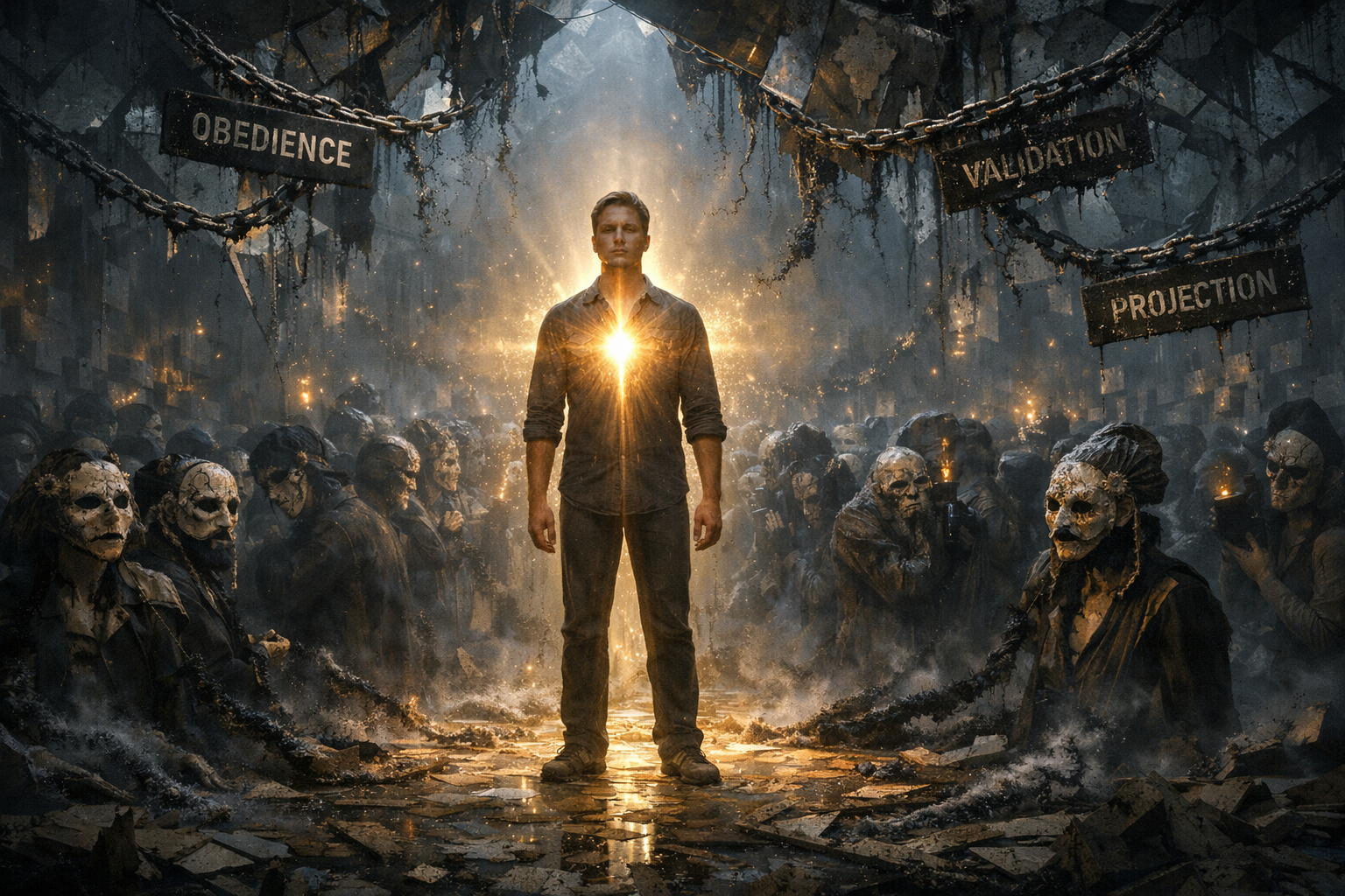 Inner Stewardship in a Society Obsessed with Curated, Fragmented, Ego-driven Survival Self-Preservation Attachments and Illusions