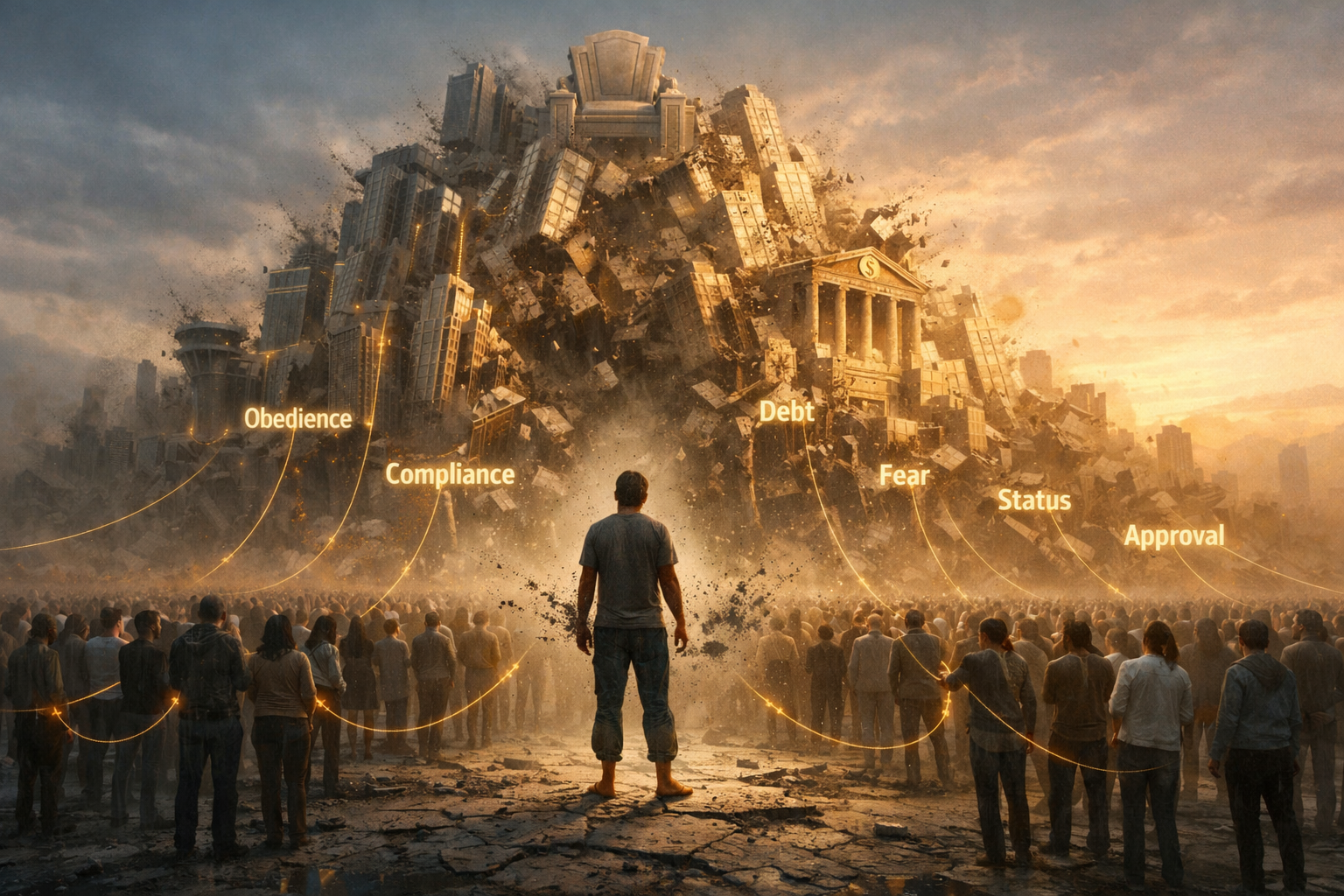 The Ritualization of Obedience in a Spiritually Impoverished Narcissistic Hollow Ignorant Society Consumed by Egoic Attachments