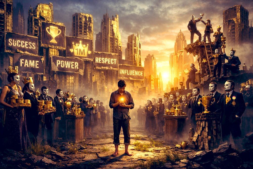 The Illusion of Wealth in a Spiritually Impoverished Narcissistic Hollow Society