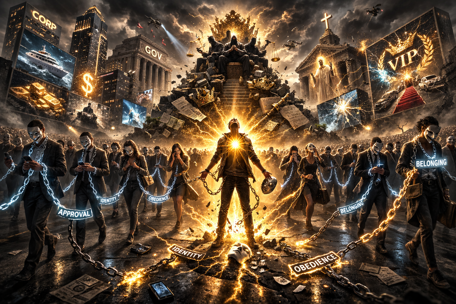 The Puppet Masters and the Self-Victimized Herd Fear-Based Narcissistic Dynamics in a Distorted Parasitic Society