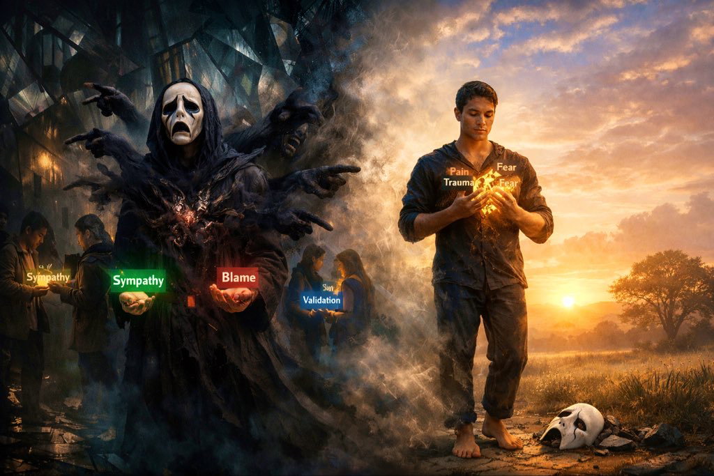 Projection Feeds the Inner Wound. Alchemy Transforms It