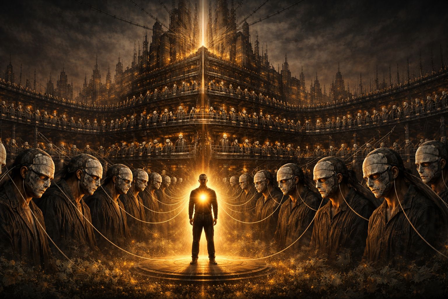 The Hierarchical Disorder in Societal Systems That Normalize Self-Betrayal to Sustain False Parasitic Power