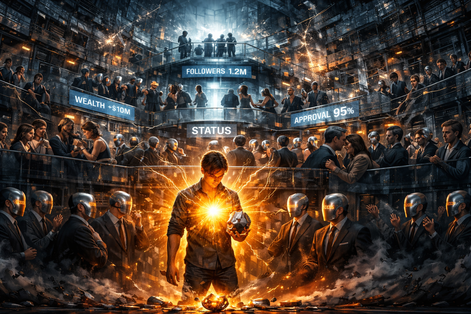 The Ponzi Illusion in Narcissistic Transactional Societies that Commodify Humanness through the Currency of Self-Betrayal