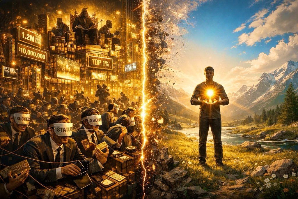 The Illusion of Wealth in a Spiritually Bankrupt Societal Parasitic System
